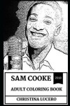 Book cover for Sam Cooke Adult Coloring Book