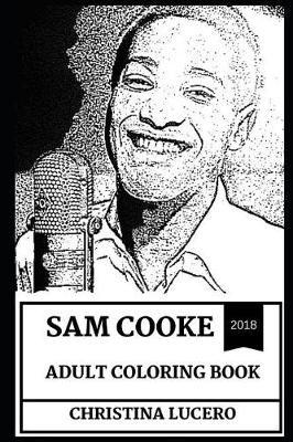 Book cover for Sam Cooke Adult Coloring Book