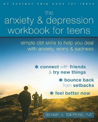 Book cover for The Anxiety and Depression Workbook for Teens