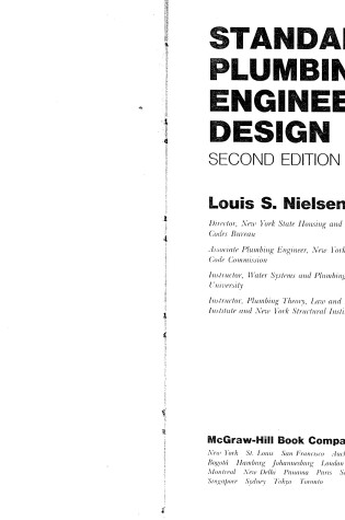 Cover of Standard Plumbing Engineering Design