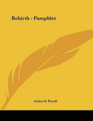 Book cover for Rebirth - Pamphlet