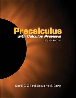 Book cover for Precalculus with Calculus Previews: Expanded Volume