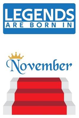 Book cover for Legends are born in November