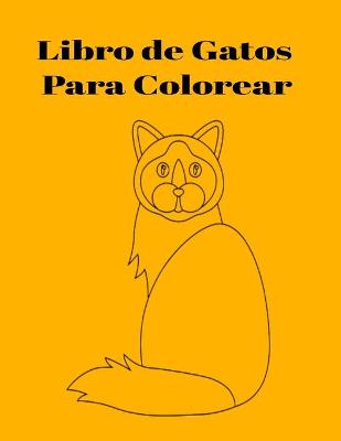 Book cover for Libro de Gatos Para Colorear