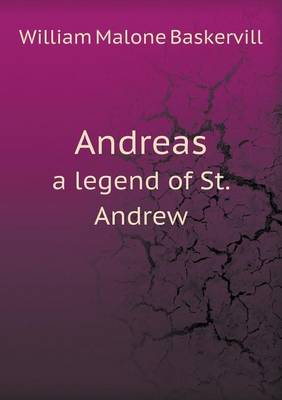 Book cover for Andreas a Legend of St. Andrew