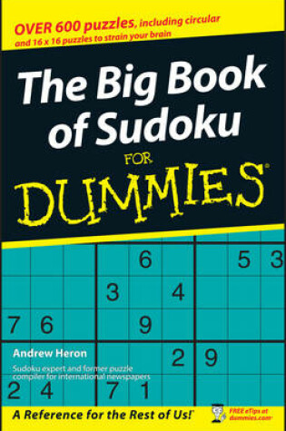 Cover of The Big Book of SuDoku For Dummies