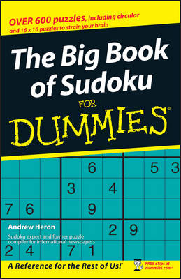 Book cover for The Big Book of SuDoku For Dummies