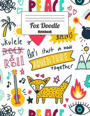 Book cover for Fox Doodle Notebook