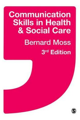 Cover of Communication Skills in Health and Social Care