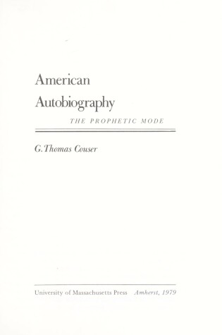 Cover of American Autobiography