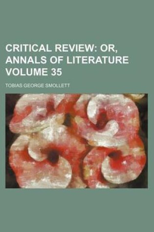 Cover of The Critical Review Volume 35