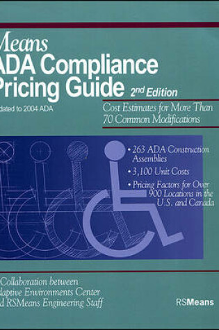 Cover of Means ADA Compliance Pricing Guide