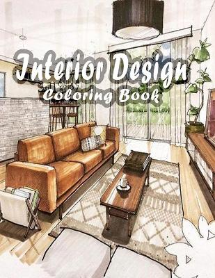 Book cover for Interior Design Coloring Book