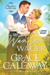 Book cover for Her Wanton Wager (Large Print)