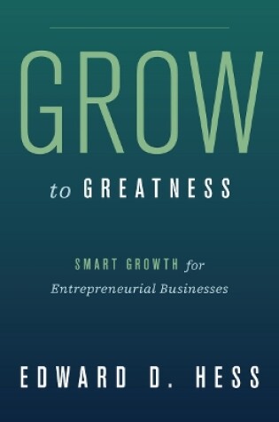 Cover of Grow to Greatness