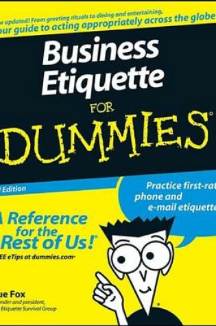 Cover of Business Etiquette For Dummies