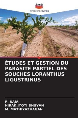 Cover of Études Et Gestion Du Parasite Partiel Des Souches Loranthus Ligustrinus