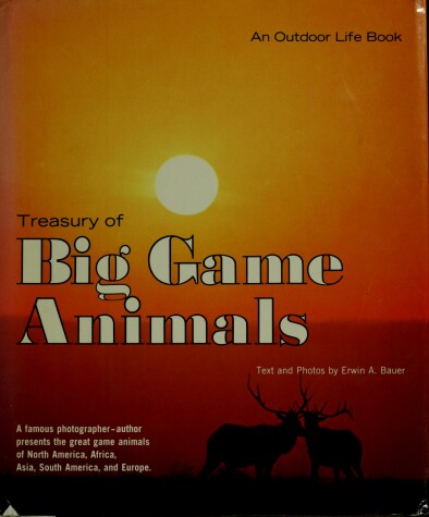 Book cover for Treasury of Big Game Animals