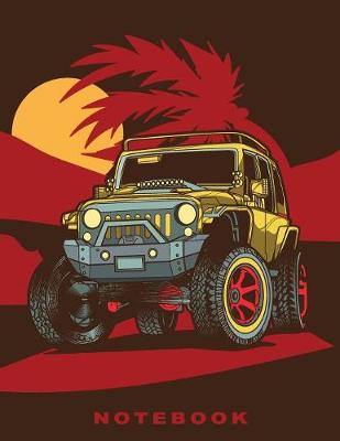 Book cover for Off Road Jeep 8.5" x 11" Notebook