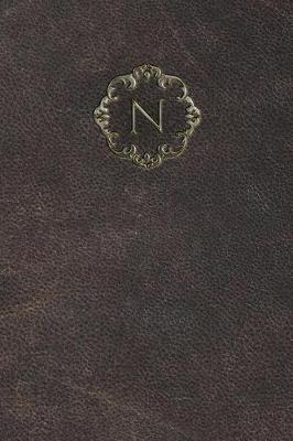 Book cover for Monogram "N" Blank Book