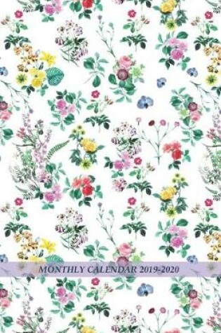 Cover of Monthly Calendar 2019 - 2020