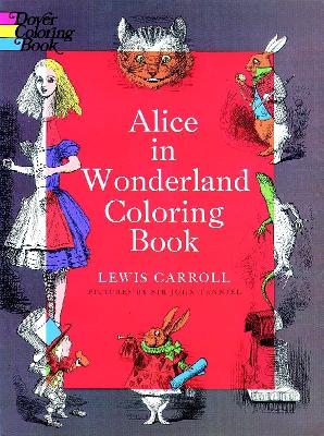 Book cover for Alice in Wonderland Coloring Book