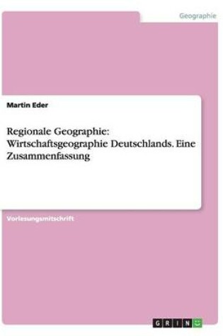 Cover of Regionale Geographie