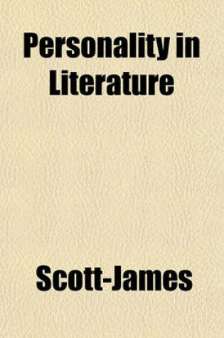 Cover of Personality in Literature