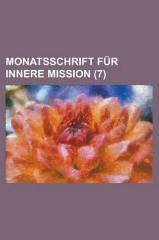 Cover of Monatsschrift Fur Innere Mission (7)