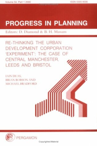Cover of Re-Thinking the Urban Development Corporation 'Experiment'
