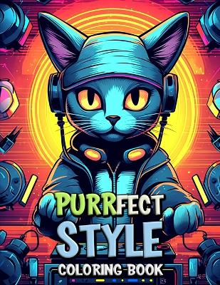 Book cover for Purrfect Style Coloring Book