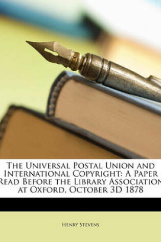 Cover of The Universal Postal Union and International Copyright