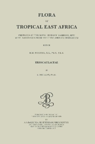 Cover of Flora of Tropical East Africa - Eriocaulaceae (1997)