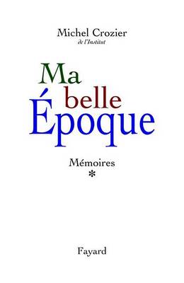 Book cover for Ma Belle Epoque