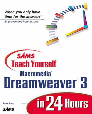 Book cover for Sams Teach Yourself Macromedia Dreamweaver 3 in 24 Hours