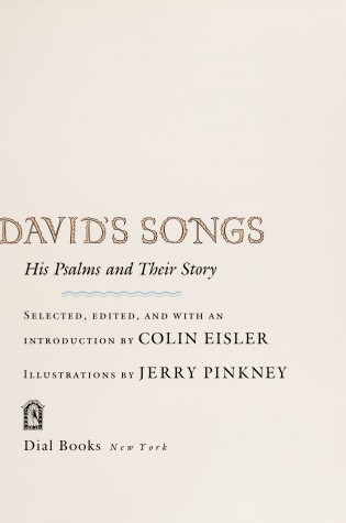 Cover of Eisler & Pinkney : David'S Song (HB)