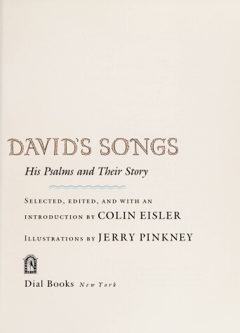 Book cover for Eisler & Pinkney : David'S Song (HB)