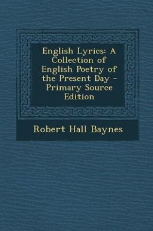 Cover of English Lyrics