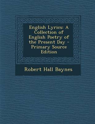 Book cover for English Lyrics