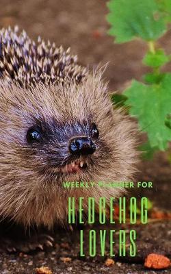 Book cover for Weekly Planner for Hedgehog Lovers