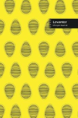 Cover of Levanter Lifestyle Journal, Blank Write-in Notebook, Dotted Lines, Wide Ruled, Size (A5) 6 x 9 In (Yellow)