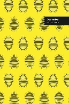 Book cover for Levanter Lifestyle Journal, Blank Write-in Notebook, Dotted Lines, Wide Ruled, Size (A5) 6 x 9 In (Yellow)