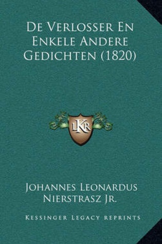 Cover of de Verlosser En Enkele Andere Gedichten (1820)