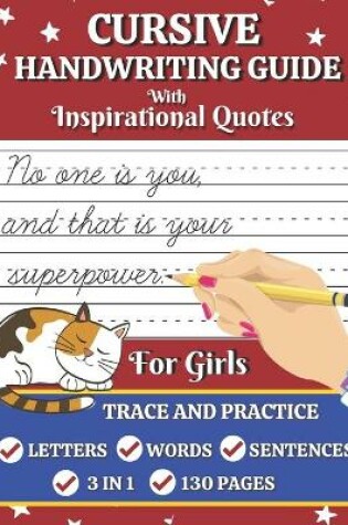 Cover of Cursive Handwriting Guide for Girls