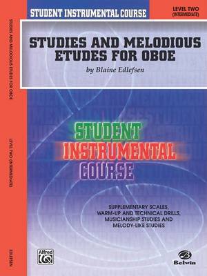 Book cover for Studies and Melodious Etudes for Oboe, Level II