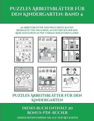 Cover of Puzzles Arbeitsblätter für den Kindergarten (Puzzles Arbeitsblätter für den Kindergarten