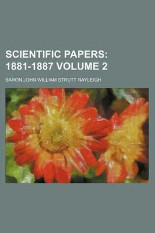 Cover of Scientific Papers Volume 2; 1881-1887