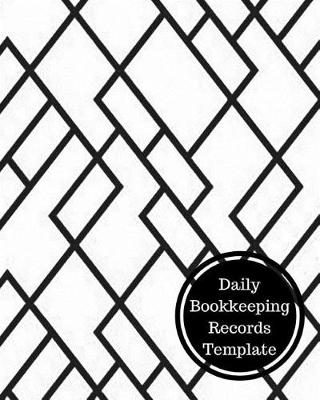 Book cover for Daily Bookkeeping Records Template