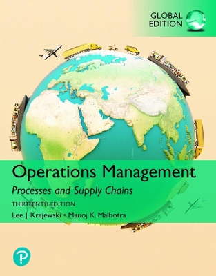 Book cover for Pearson eText Access Card for Operations Management: Processes and Supply Chains, [GLOBAL EDITION]