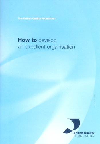 Book cover for How to Become an Excellent Organisation